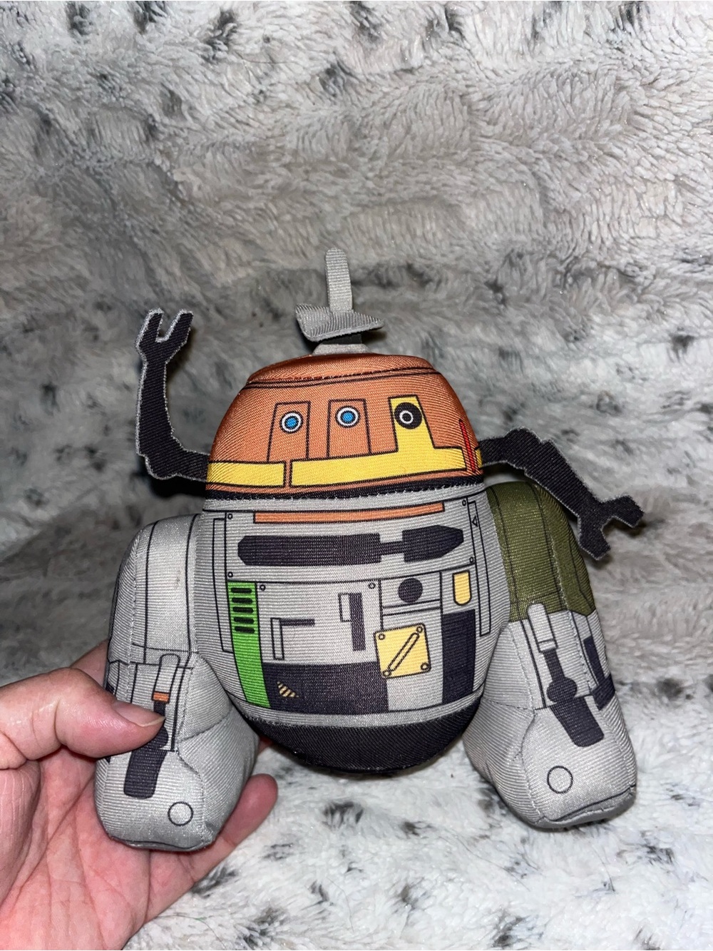 Star Wars Rebels CHOPPER C1-10P Plush 7.5" Droid Comic Images Stuffed Toy Rare